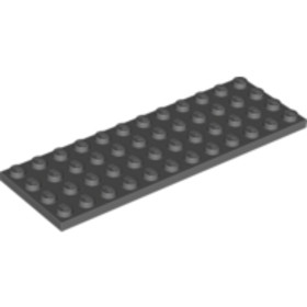 Sötét Kékesszürke 4x12 Lapos Elem