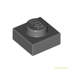 Sötét kékes-szürke 1X1 Lapos Elem
