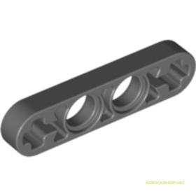 Sötét Kékesszürke 1x4 Lapos Technic Csatlakozó