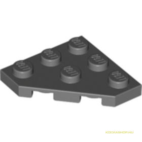 Sötét Kékes-szürke 3X3 Lapos Sarokelem
