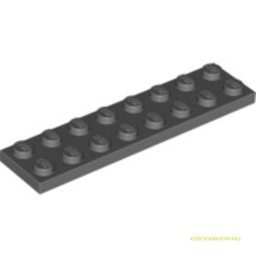 Sötét kékes-szürke 2X8 Lapos Elem