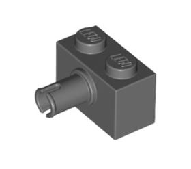 Sötét Kékesszürke 1x2 Kapcsos Elem