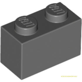 Sötét kékes-szürke 1X1X2 Elem