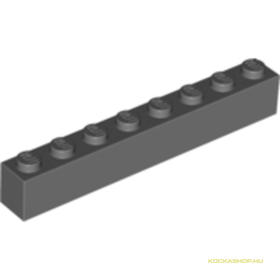 Sötét kékes-szürke 1X1X8 Elem