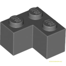 Sötét kékes-szürke 1X2X2 Sarokelem
