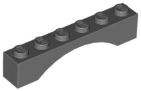 Sötét kékesszürke 1x6 hídelem