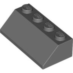 Sötét kékesszürke 2X4/45° Elem