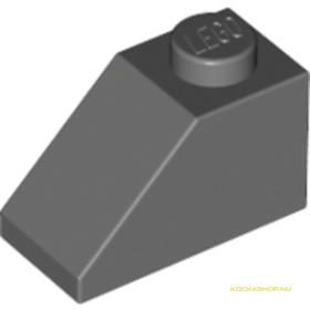 Sötét kékes-szürke 1X2/45° Cserép