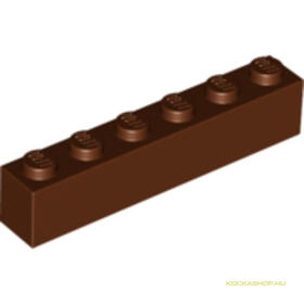 Vöröses barna 1X1X6 Elem