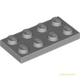 Világos kékes-szürke 2X4 Lapos Elem