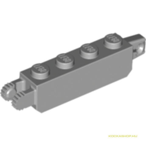 LEGO® Alkatrészek (Pick a Brick) 4211695 - Világos kékes-szürke 1X4 Elem Tartófüllel És Fogazott Csatlakozóval