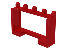 Piros 1x4x2 Tetőzsanér