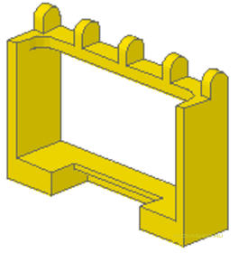 Sárga 1x4x2 Tetőzsanér