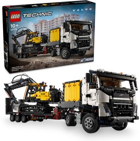 Volvo FMX teherautó és EC230 elektromos markoló