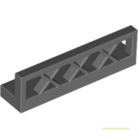 Sötét kékes-szürke 1X4X1 Kerítés