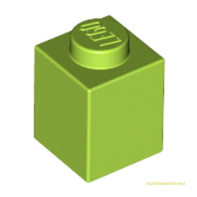 Lime színű 1X1X1 Kocka