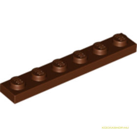 Vöröses barna 1X6 Lapos Elem