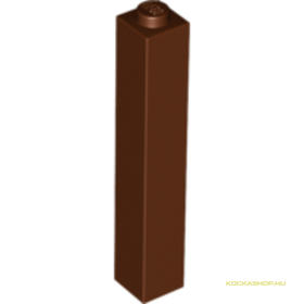 Vöröses barna 1X1X5 Álló Elem