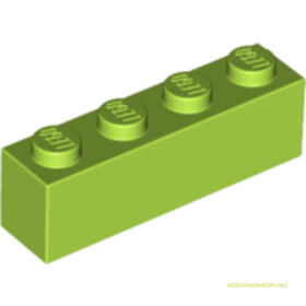 Lime színű 1X1X4 Elem