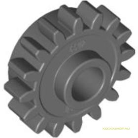Sötét kékes-szürke Technic Fogaskerék 16 Fog, Átmérő: 4,9