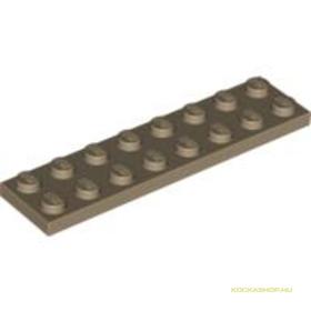 Sötét Cserszínű 2X8 Lapos Elem