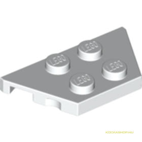 Fehér 2X4X18° Lapos Sarokelem