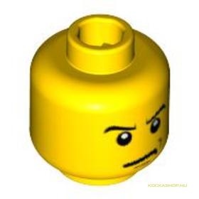 Sárga Minifigura Fej 9.
