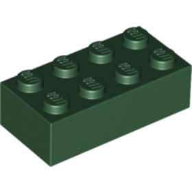 Sötétzöld 2x4 Elem