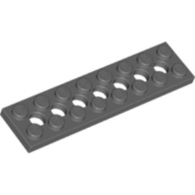 Sötét kékessszürke 2X8 Technic Elem 7 Lyukkal 