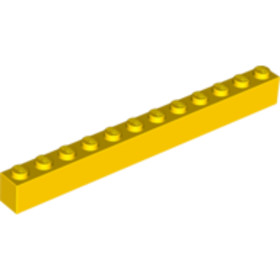 Sárga 1x1x12 Elem