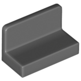 Sötétkékesszürke 1x2x1 Fal Elem