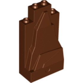 Vörösesbarna 2x4x6 Falelem (Szikla)