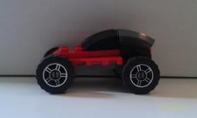 Piros buggy autó - útmutatóval doboz nélkül