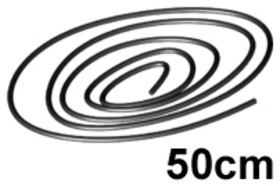 Fekete 50 cm-es vékony zsinór