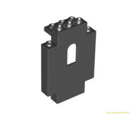 Fekete 2X5X6 Fal Elem