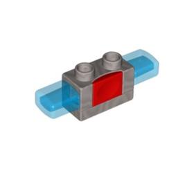 Világos Kékes-szürke 1x4 DUPLO Sziréna