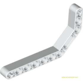 Fehér 5x9 Hajlított Technic Csatlakozó