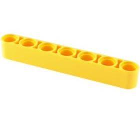 Sárga 1x7 Technic emelőkar