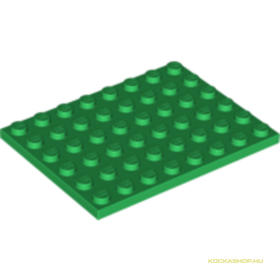 Zöld 6X8 Lapos Elem