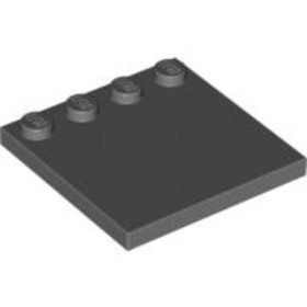 Sötét Kékesszürke 4X4 Lapos Elem 4 Bütyökkel