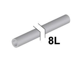 Világos kékesszürke technic üreges rúd 6,4cm 8L
