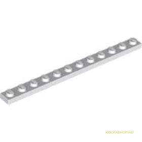 Fehér 1X12 Hosszú Lapos Elem