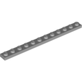 Világos Kékesszürke 1x12 Lapos Elem
