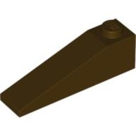 Sötétbarna 1x4x1 Tetőelem