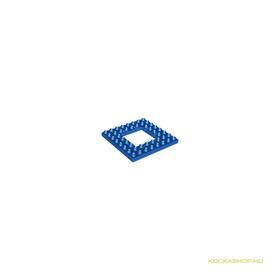 Kék DUPLO keret 8x8, lyuk 4x4-es, kék
