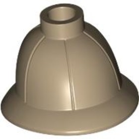 Sötétbézs Minifigura Sapka