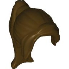Sötétbarna Minifigura Haj - Női Frizura