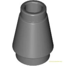 Sötét kékes-szürke 1X1 Kúp Elem