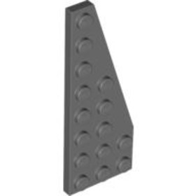 Sötét Kékesszürke 3X8 Lapos Jobboldali Elem