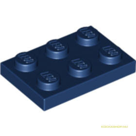 Sötétkék 2X3 Lapos Elem
